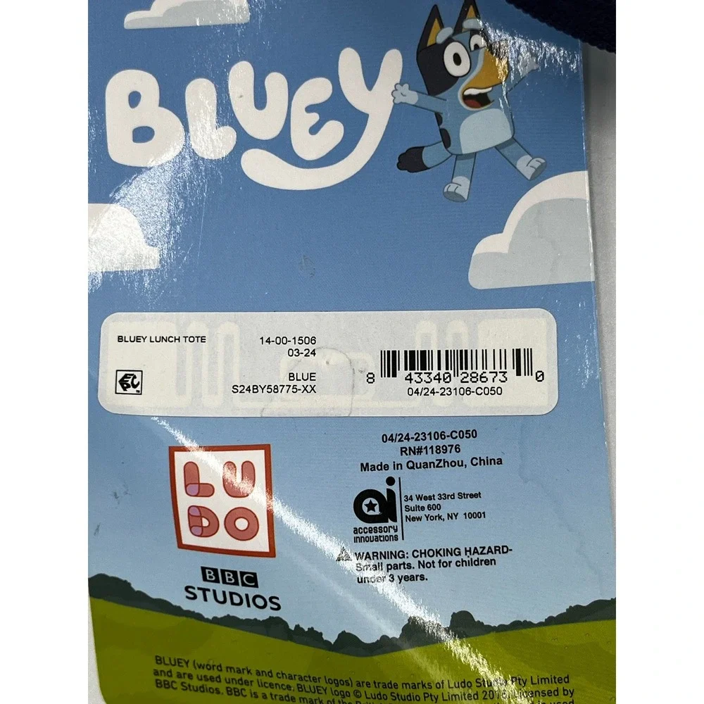 Bluey lunch tote